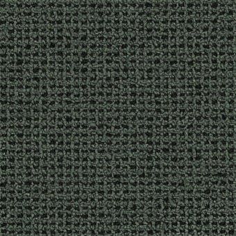 Lapalma grain fabric sample, dark olive green, coarse weave texture with granular appearance and matte finish, labeled “grain 60325”.